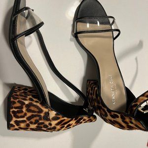 Kenneth Cole Leopard Block Heels